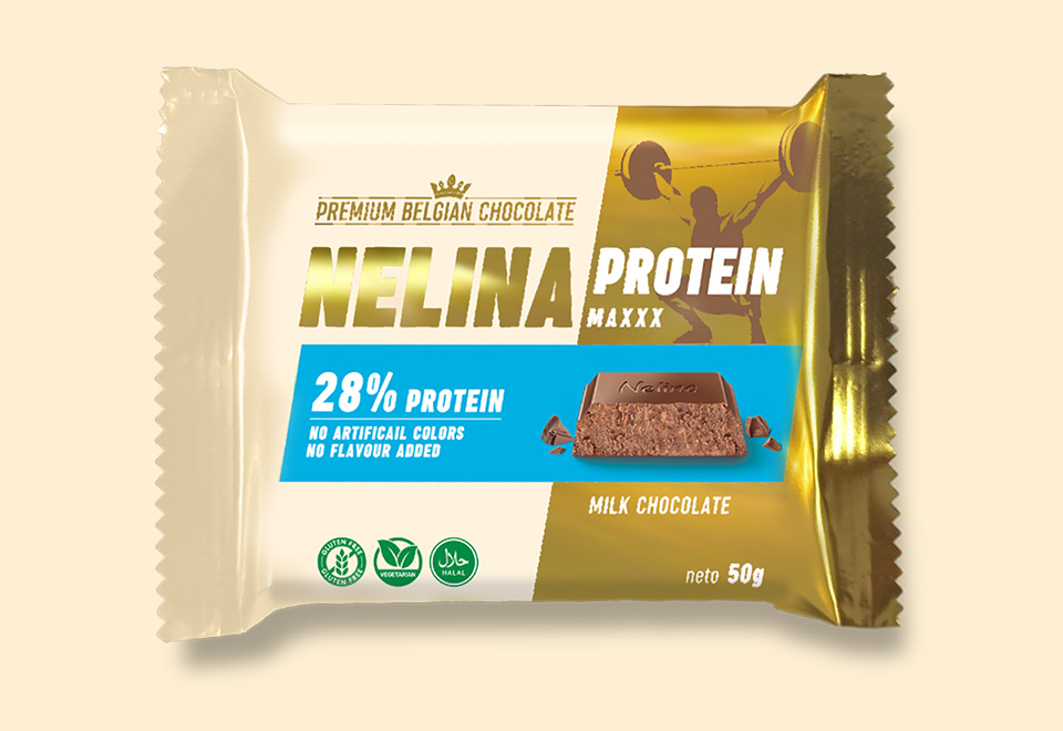 Nelina Sport mlečna proteinska čokolada