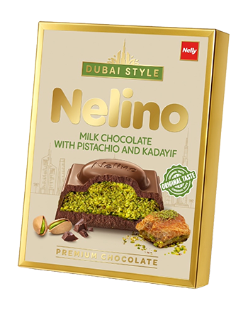 Nelino Dubai mlečna čokolada sa pistaćima i kadaifom
