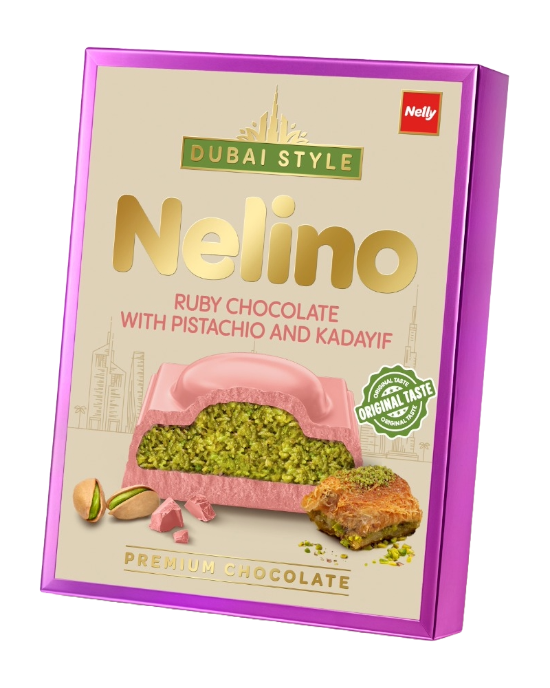 Dubai ruby čokolada sa pistaćima i kadaifom