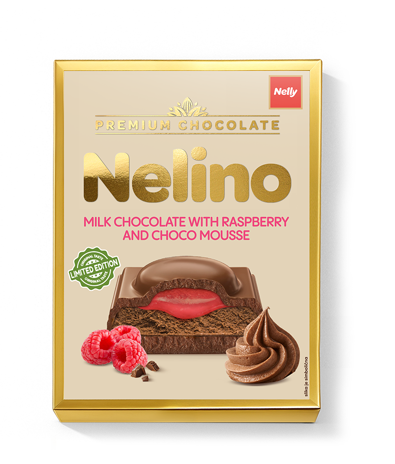 Nelino malina čokolada mousse